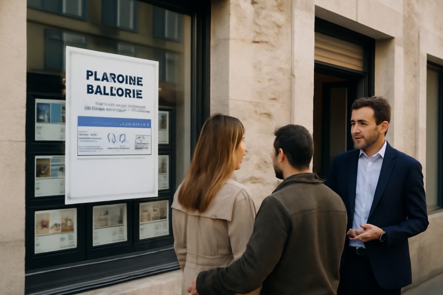 encadrement des loyers pays basque : affichage des plafonds de loyer à l’entrée d’une agence