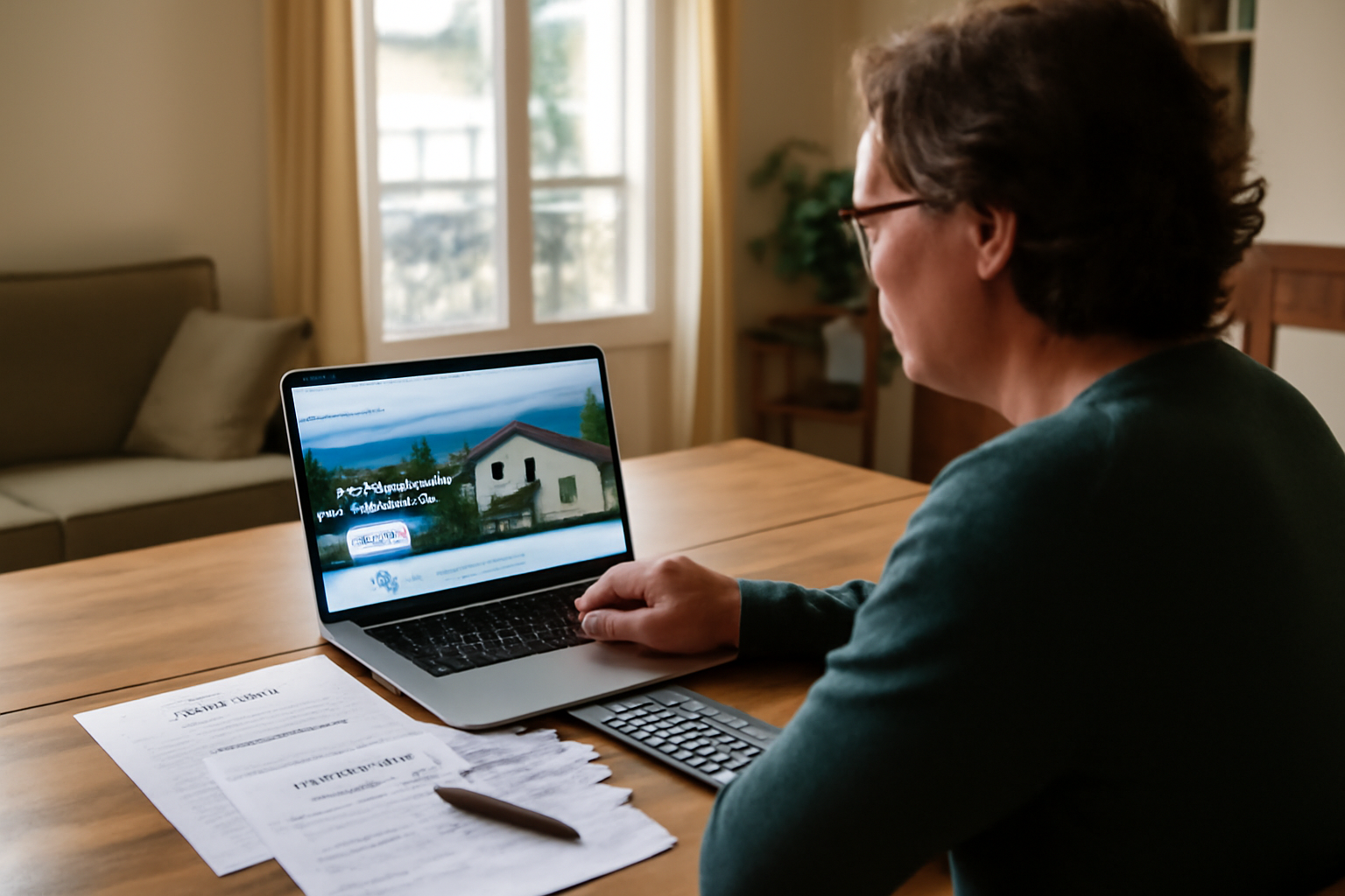 limmomalin.fr sur un écran : guide immobilier en France, documents de projet et calculs budget
