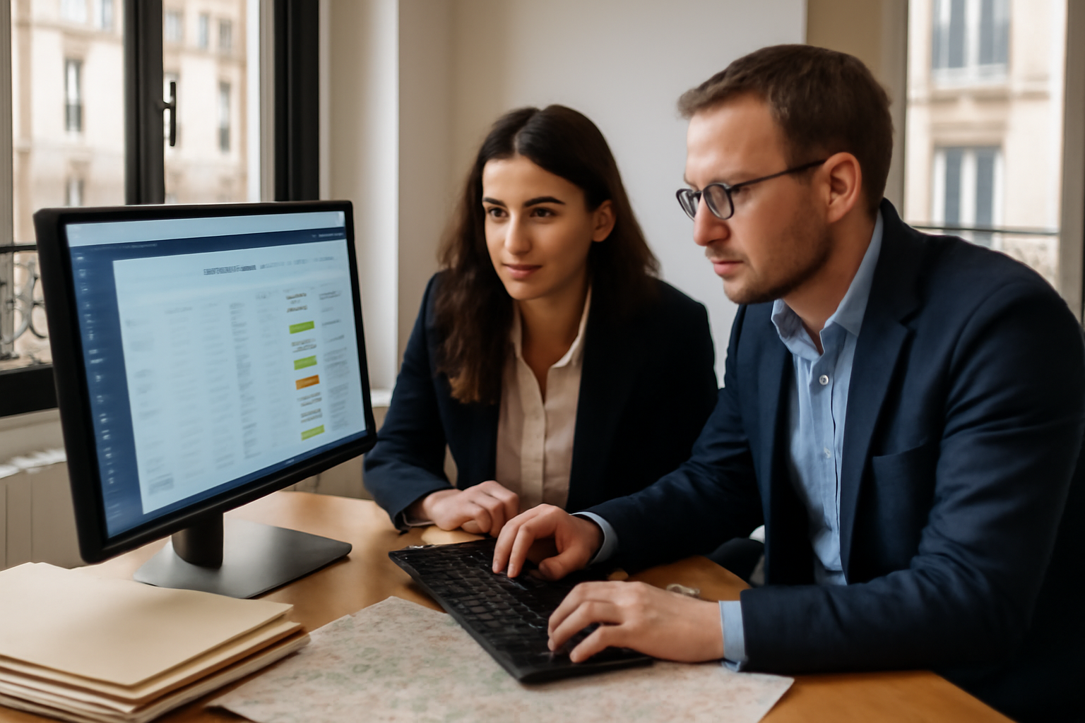 ubiflow multidiffusion immobilière sur écran d’agence