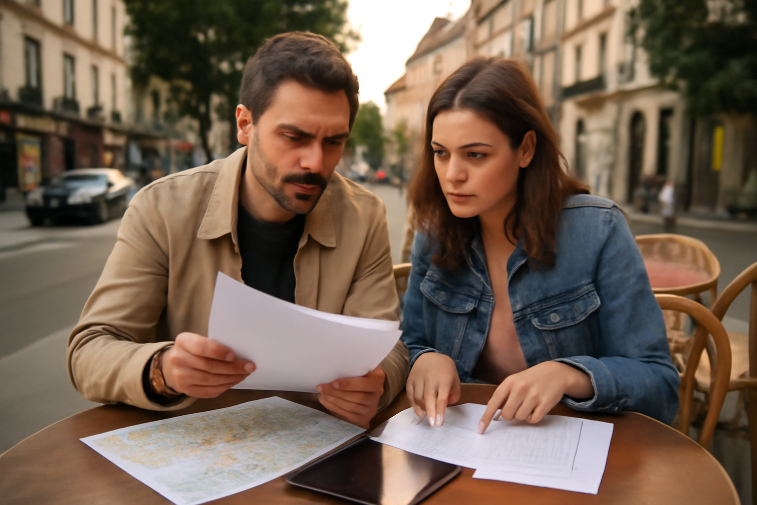 Rennes, investisseur vérifiant un dossier Pinel près d'une carte de zonage