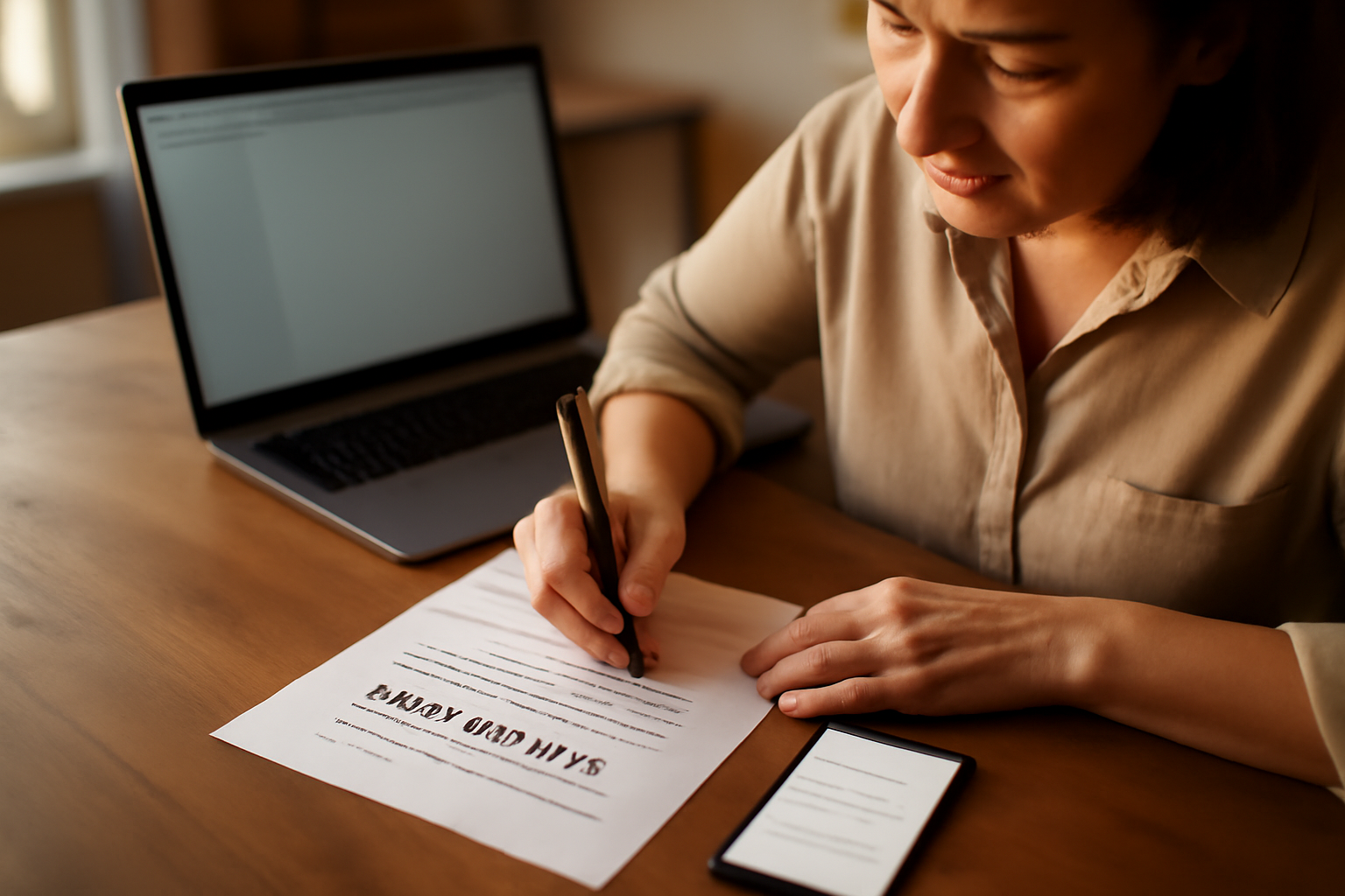 quittance de loyer obligatoire ou pas : document de quittance signé sur table