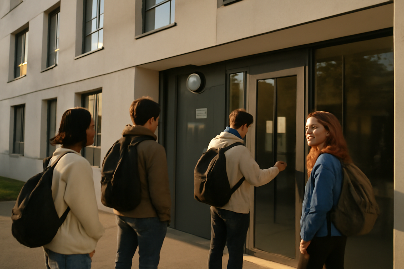 Résidence étudiante Paris Ivry Les Estudines, entrée et façade à Ivry-sur-Seine