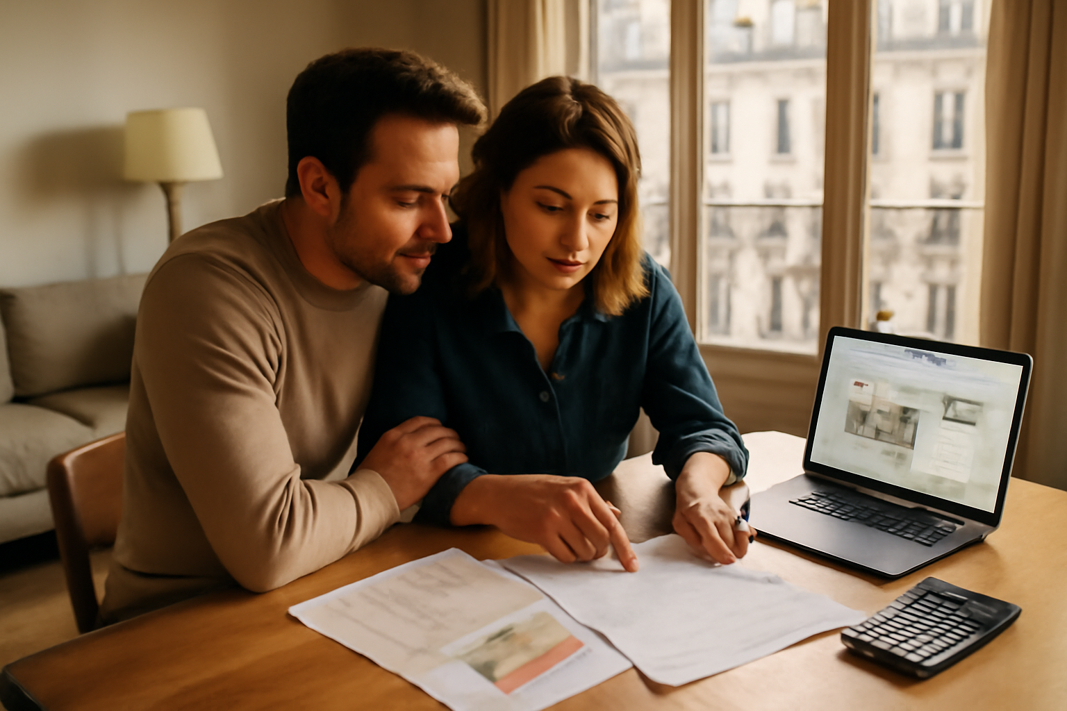 ilbi blog immobilier : lecture sur un dossier d’achat avec documents et calculs