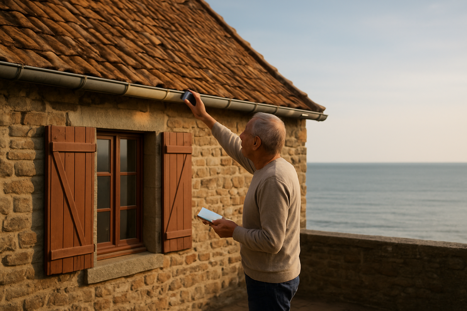 Maison de pêcheur à vendre : vues mer et charme