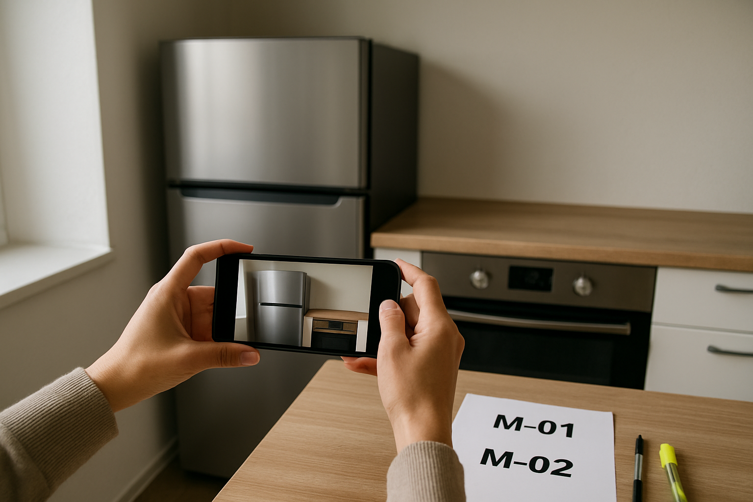 Numérotation et photos datées pour inventaire mobilier meublé